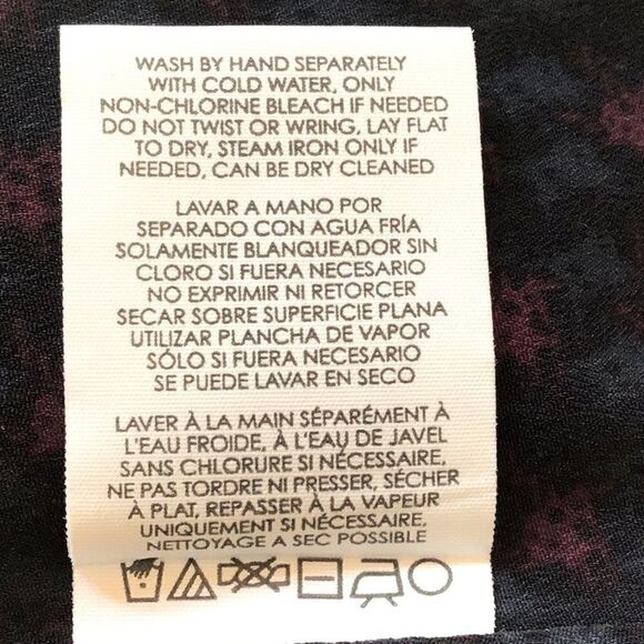 Cabi #3434 Artist Cami Blue Purple Floral Flowing Tank Blouse - Picture 16 of 16